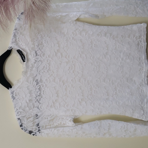 SHEIN Lace Long sleeve top - Picture 3 of 6